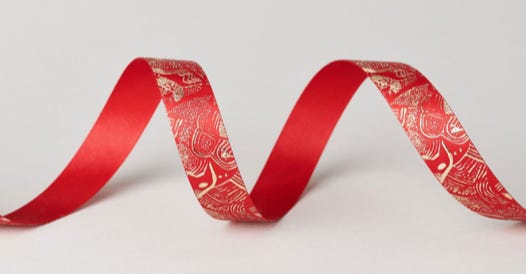 Luxury Printed Satin Ribbon
